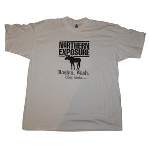 Vintage 1990 Northern Exposure Roslyn, WA Cicely, AK Single Stitch T-Shirt XXL